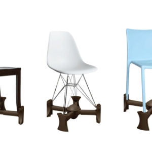 5 stoelen op een rij